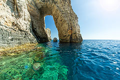 Keri Caves - Zante (Zakynthos) island in Greece